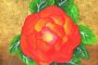 Peach Rose Painting