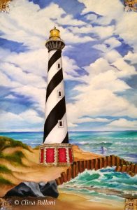 Cape Hatteras Lighthouse Painting NC