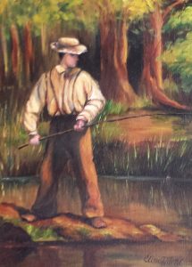 Man fishing in North Carolina