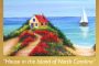 Painting Class acrylics oils-House in the Island of North Carolina.