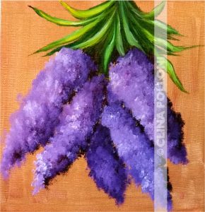 Lavenders Flowers Painting