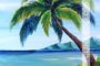 Palm Tree at The Beach Painting