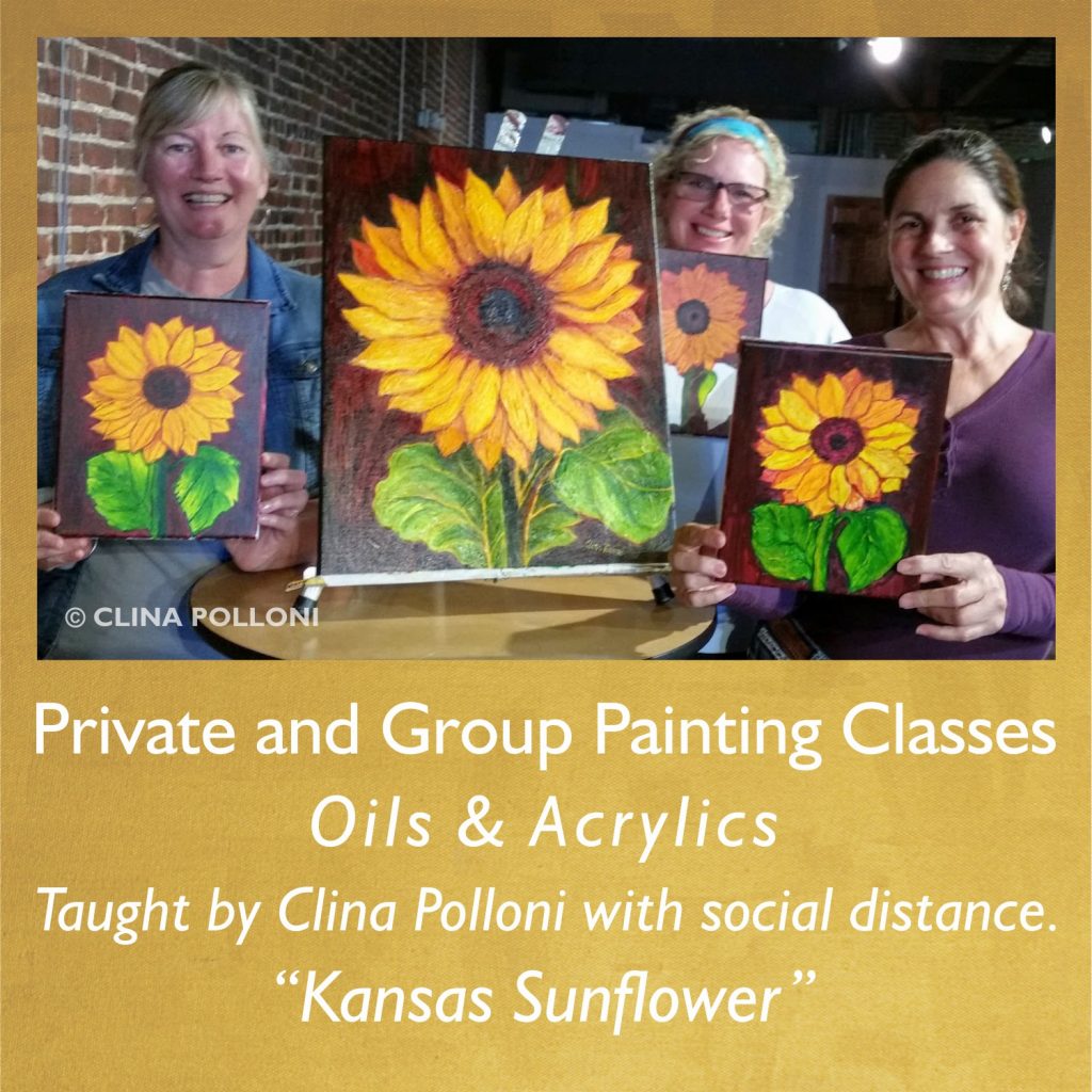 Painting Class June 2021-Kansas Sunflower
