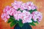 Rose Color Peonies Painting