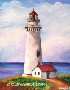 Pigeon Point Lighthouse Painting