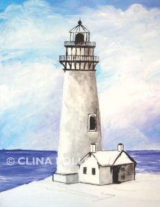 Pigeon Point Lighthouse Under-paint
