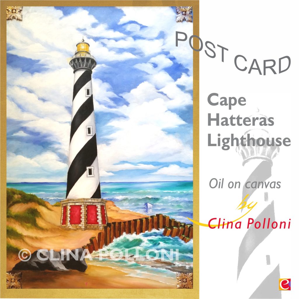 Cape Hatteras Lighthouse NC Postcard