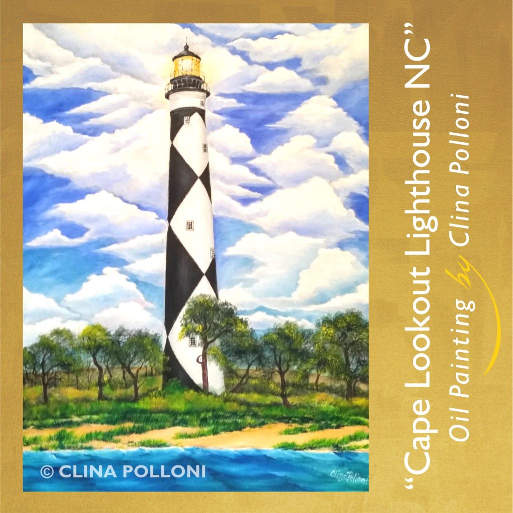 Cape Lookout Lighthouse Painting