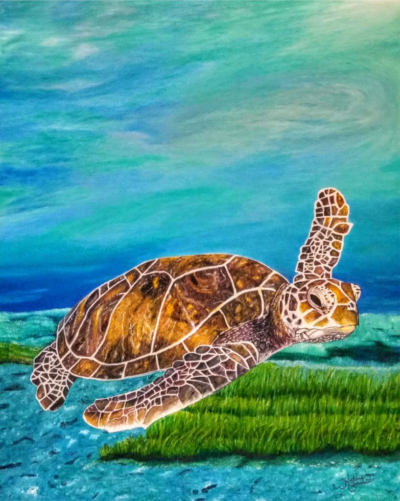 The Majestic Sea Turtle Painting