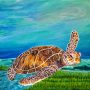 The Majestic Sea Turtle Painting