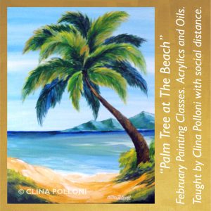 Seascape-Palm Tree
