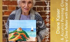 Painting Class acrylics oils-House in the Island by Diane Kaiser