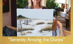 Serenity Among the Dunes by Karen Ruffner -Painting Class acrylics oils