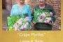 Painting Class-Crape Myrtles by Laurie Boyette and Tricia Wagner