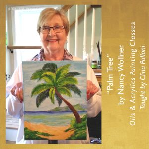 Nancy Wollner-Palm Tree-Painting Classes.