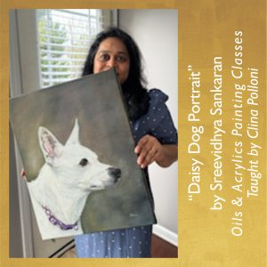 Sreevidhya Sankaran-Daisy- Painting Classes-Oils Acrylics